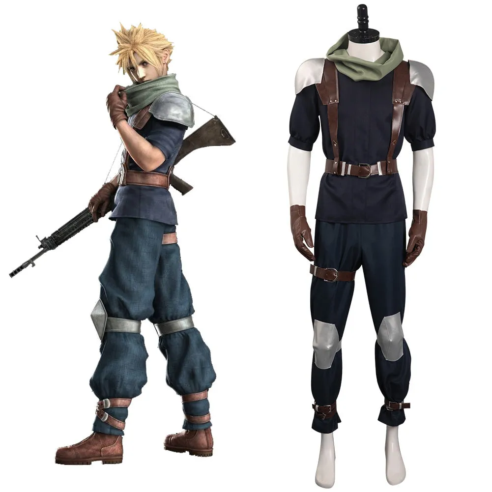 Crisis Core - Final Fantasy VII Reunion- Cloud Cosplay Costume Outfits Halloween Carnival Suit