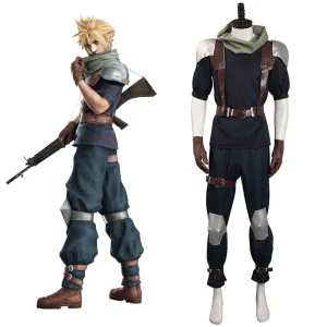 Crisis Core - Final Fantasy VII Reunion- Cloud Cosplay Costume Outfits Halloween Carnival Suit