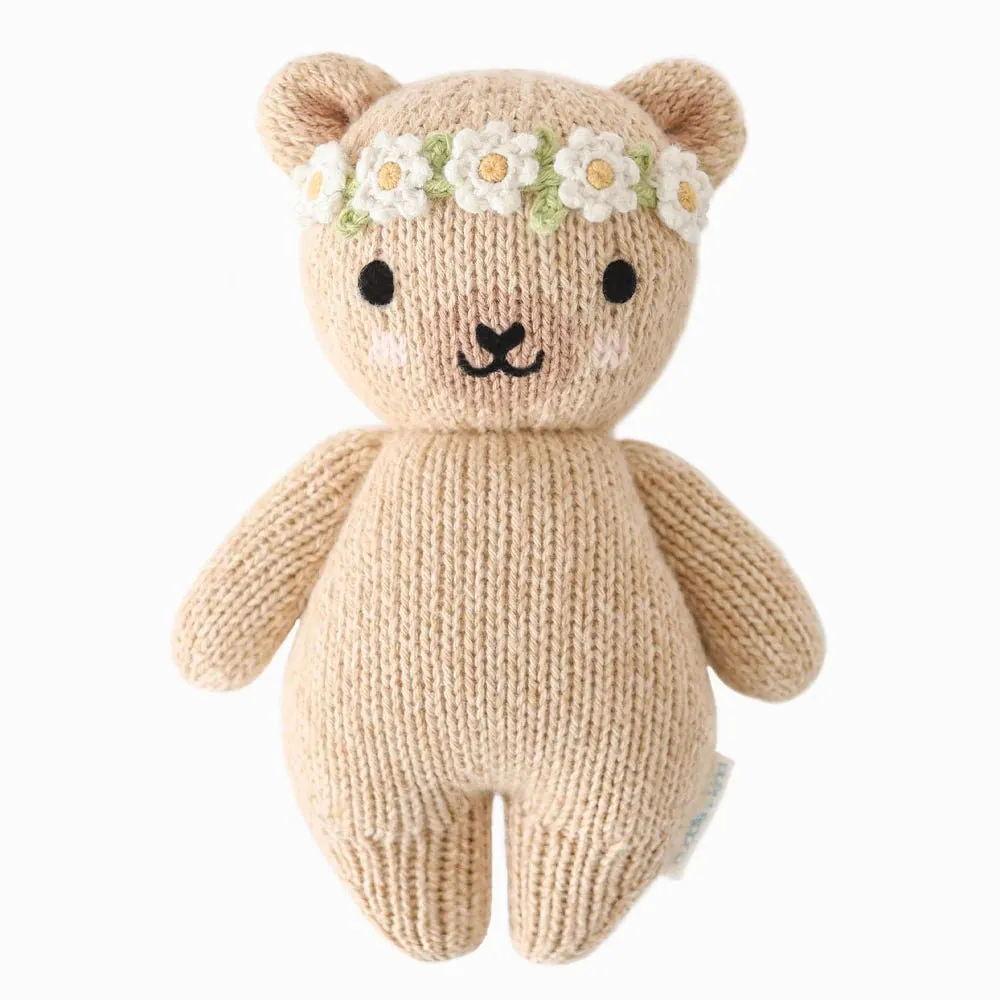 cuddle   kind Baby honey bear (ivory floral)