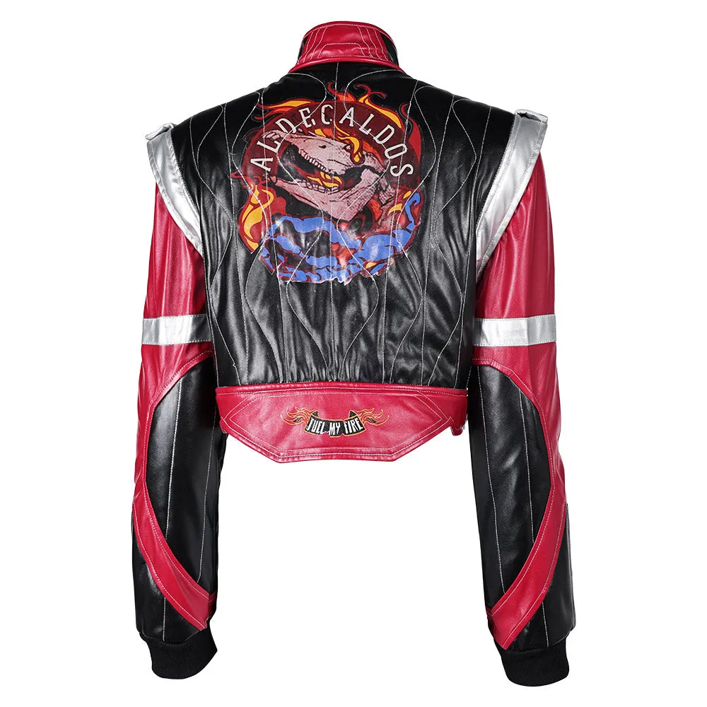 Cyberpunk 2077 Panam Palmer Black Red Jacket Cosplay Costume Outfits Halloween Carnival Suit