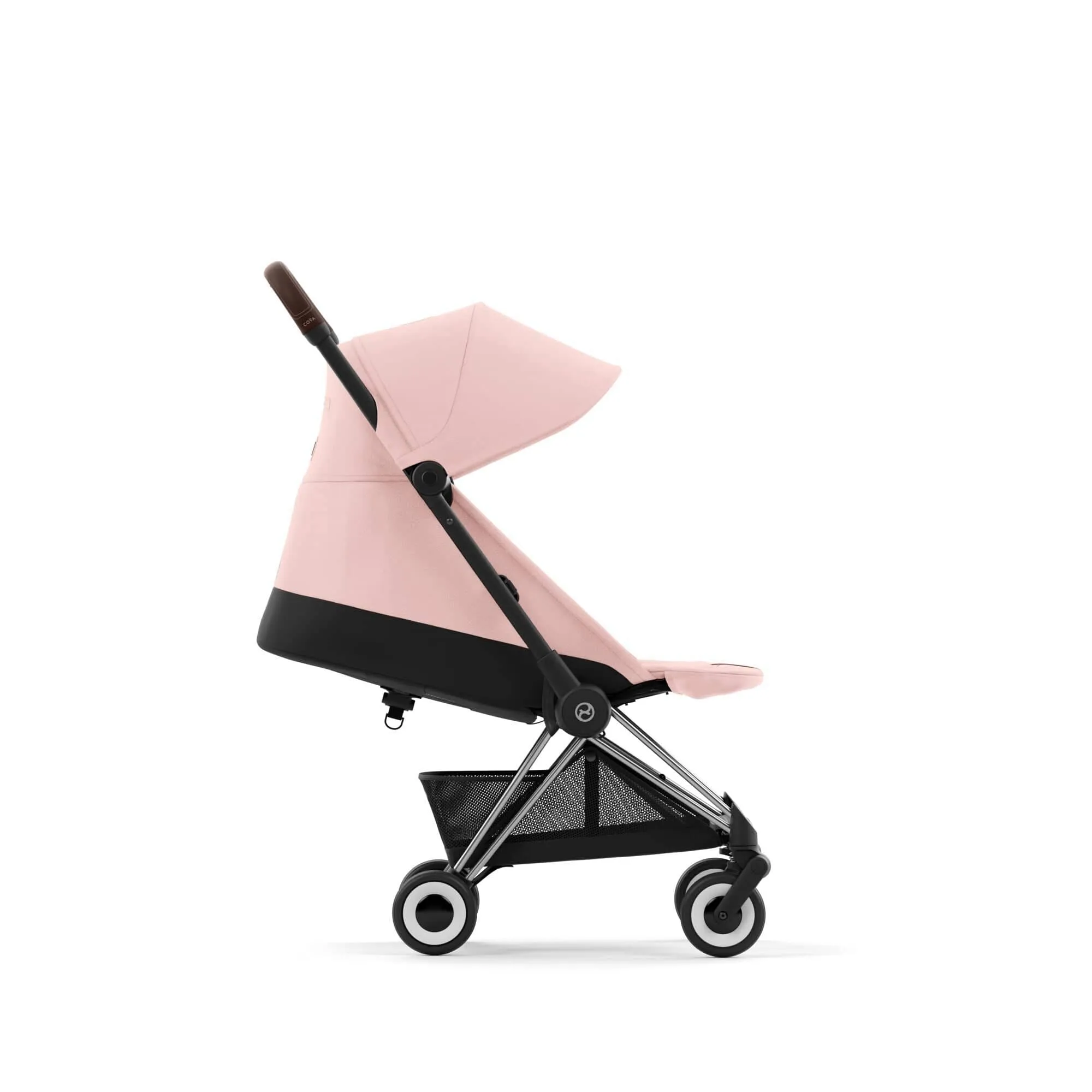 Cybex COYA Stroller - Chrome/Peach Pink
