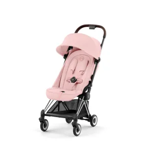 Cybex COYA Stroller - Chrome/Peach Pink