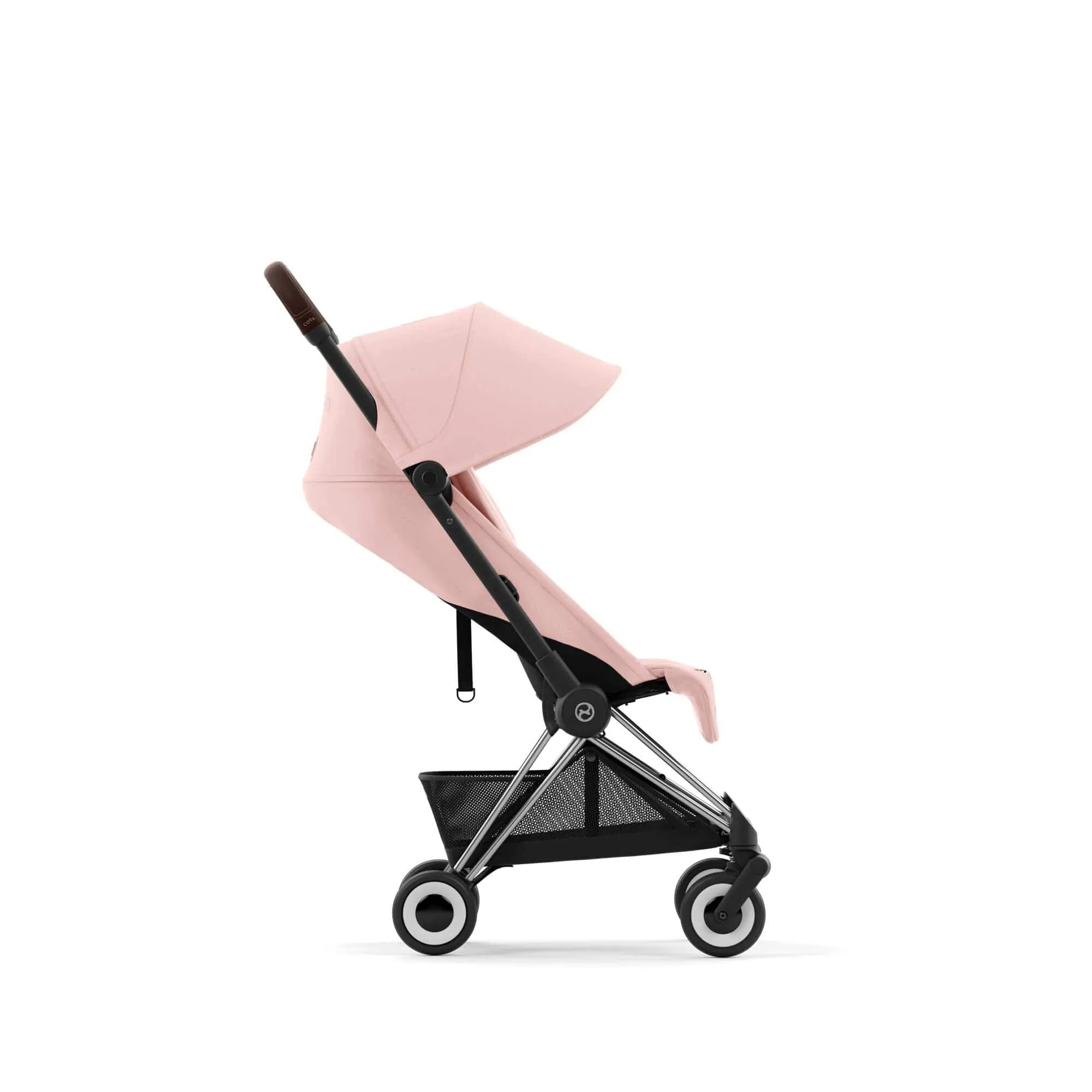 Cybex COYA Stroller - Chrome/Peach Pink