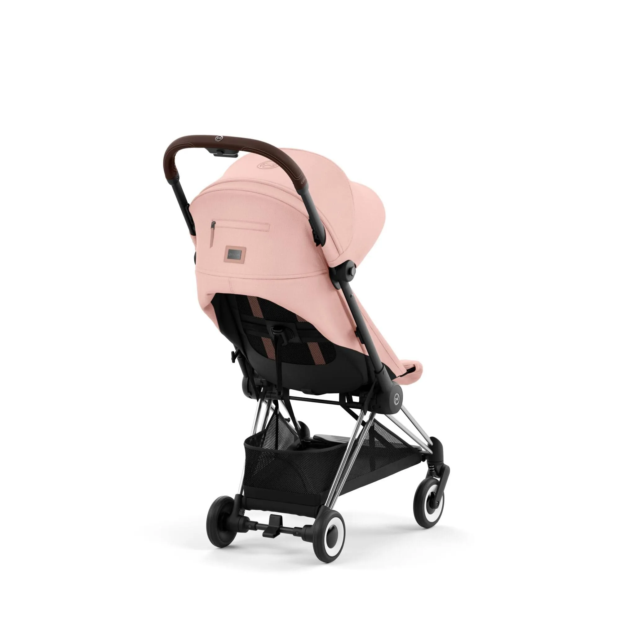 Cybex COYA Stroller - Chrome/Peach Pink