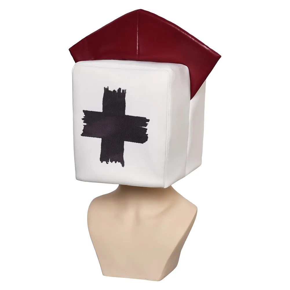 Dark Deception Reaper Nurse Hood Mask Cosplay Masks Helmet Masquerade Halloween Party Costume Props
