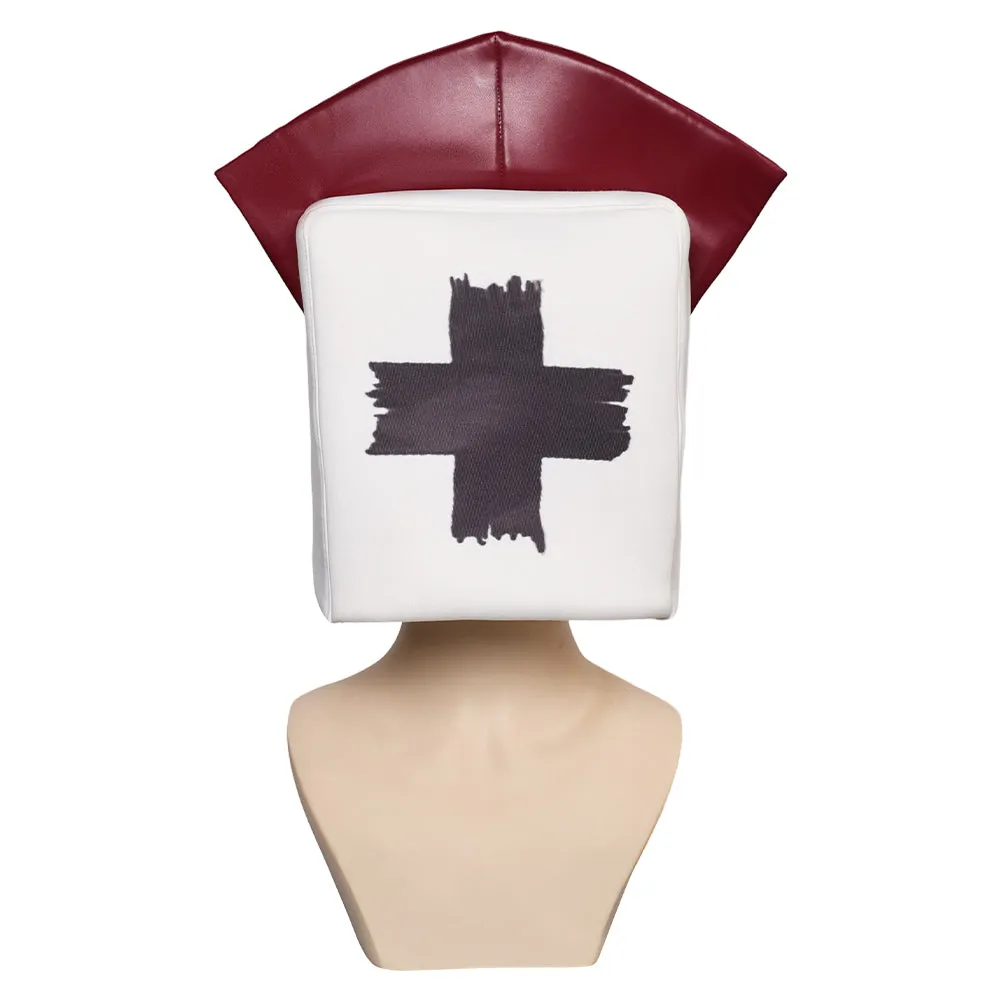 Dark Deception Reaper Nurse Hood Mask Cosplay Masks Helmet Masquerade Halloween Party Costume Props