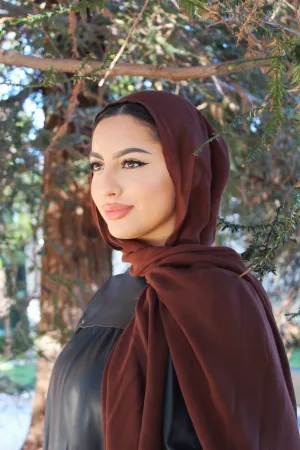 Date Brown Scarf
