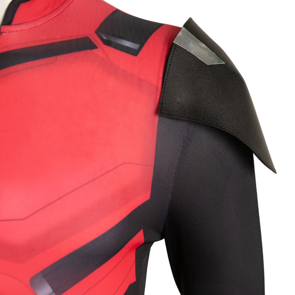Deadpool 3 Wade Wilson Red Printed Combat Jumpsuit Cosplay Costume Outfits