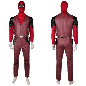 Deadpool & Wolverine Deadpool Corps Deadpool Variants Cowboypool Red Set Cosplay Costume Outfits