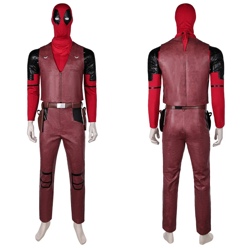 Deadpool & Wolverine Deadpool Corps Deadpool Variants Cowboypool Red Set Cosplay Costume Outfits