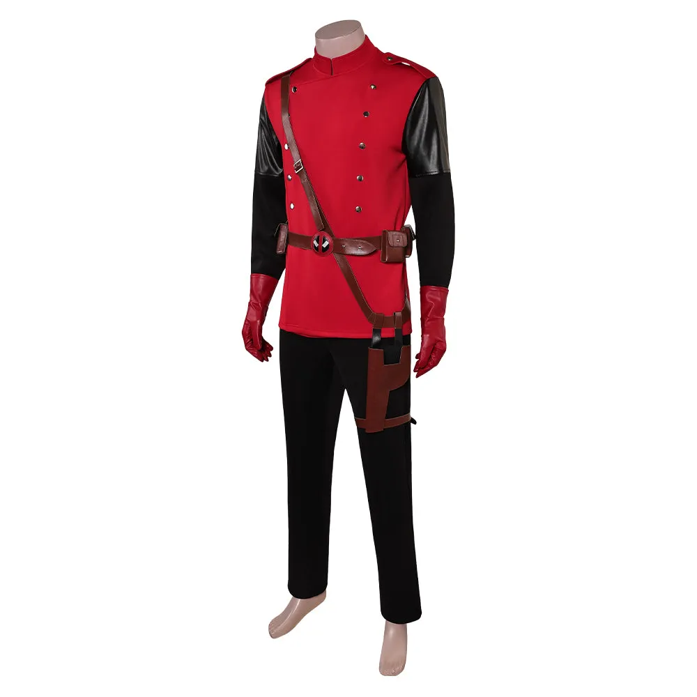 Deadpool&Wolverine Deadpool Variants Golden Age Deadpool Cosplay Costume Outfits Halloween Carnival Suit
