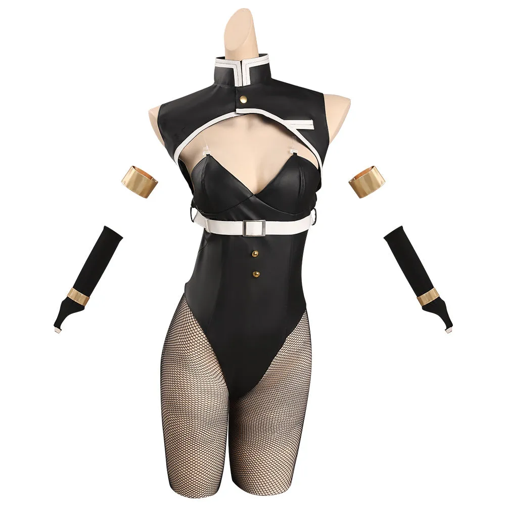 Demon Slayer Uzui Tengen Cosplay Costume Bunny Girl Jumpsuit Outfits Halloween Carnival Suit