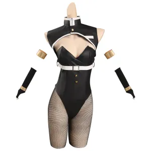 Demon Slayer Uzui Tengen Cosplay Costume Bunny Girl Jumpsuit Outfits Halloween Carnival Suit