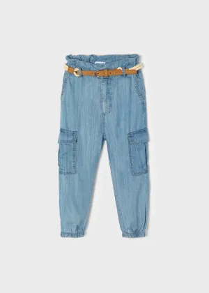 Denim Flowy Pants 3.590
