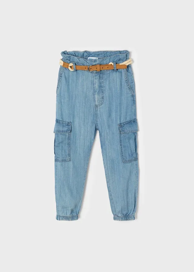 Denim Flowy Pants 3.590