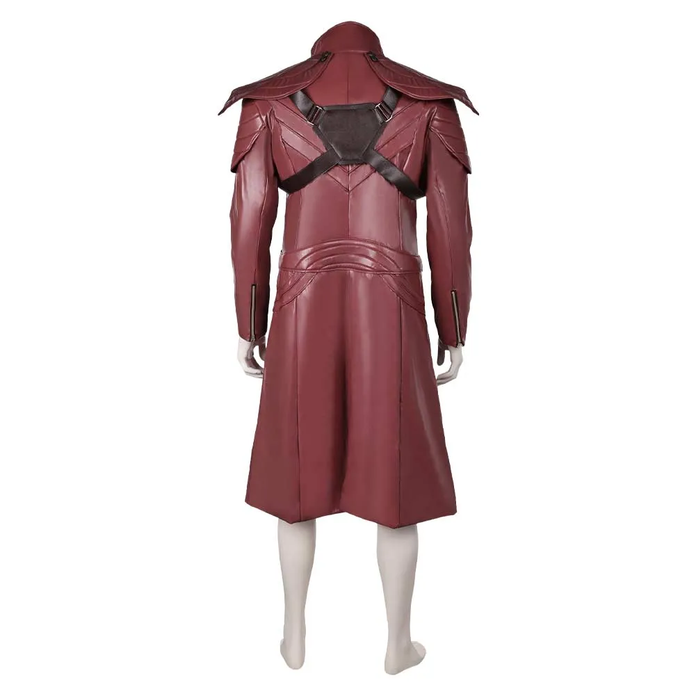 Devil May Cry 5 Dante Red Coat Cosplay Costume Outfits Halloween Carnival