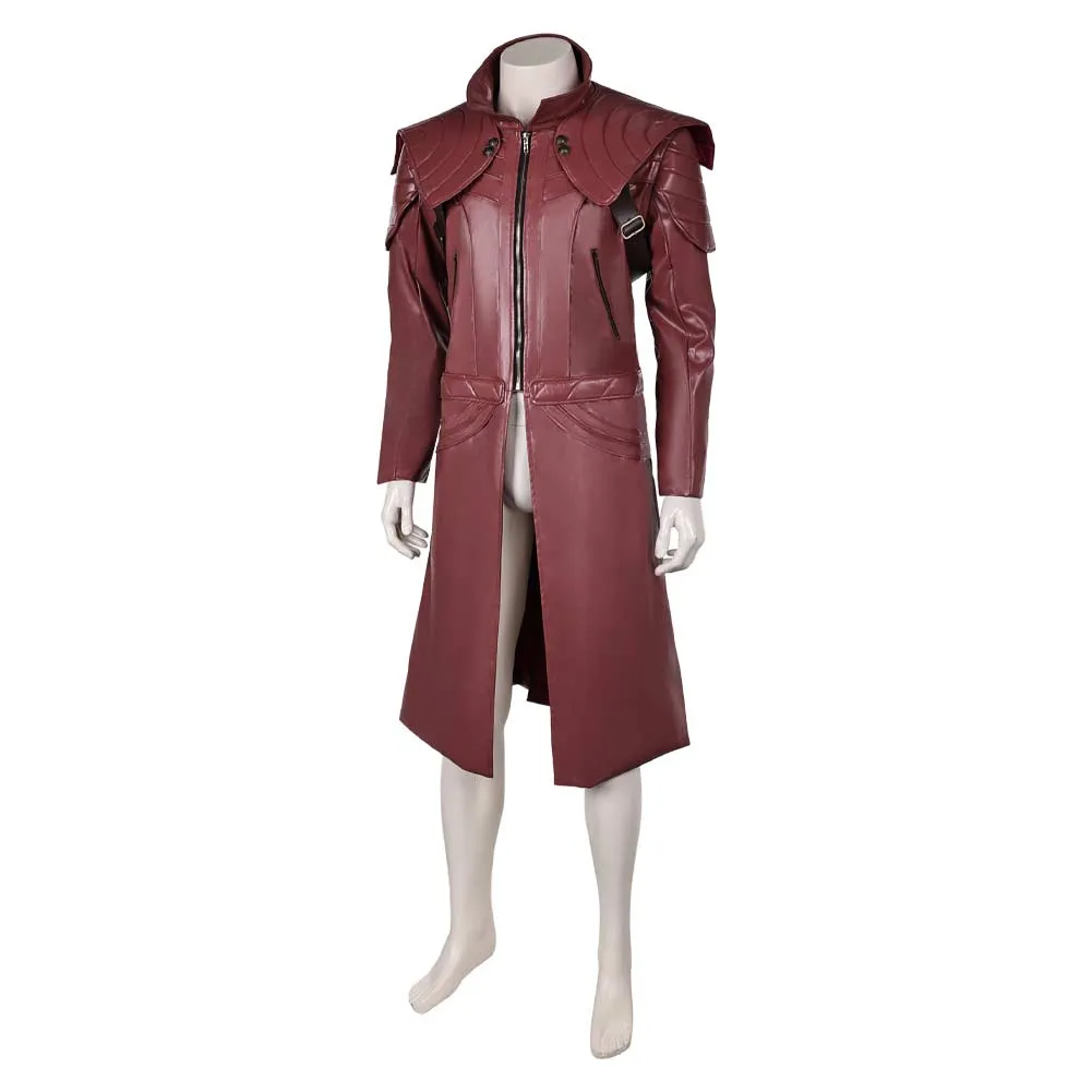 Devil May Cry 5 Dante Red Coat Cosplay Costume Outfits Halloween Carnival