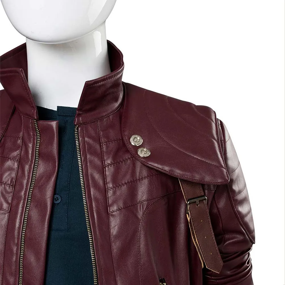 Devil May Cry V DMC5 Dante Aged Outfit Leather Cosplay Costume