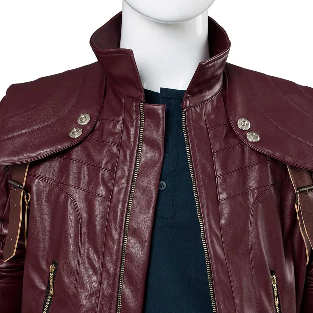 Devil May Cry V DMC5 Dante Aged Outfit Leather Cosplay Costume