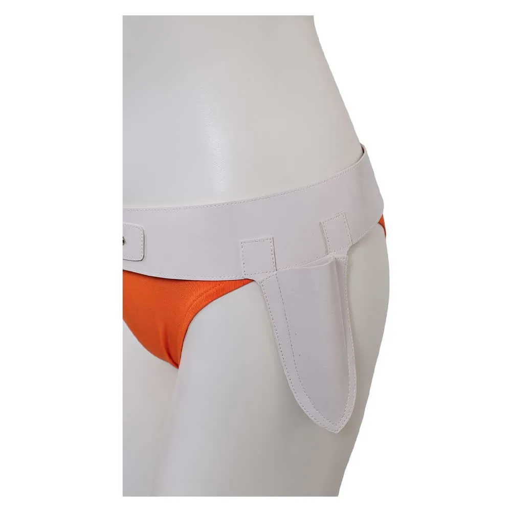 Die Another Day Jinx Johnson Orange Sexy BIKINIS Swimsuit Swimwear Cosplay Costume Outfits