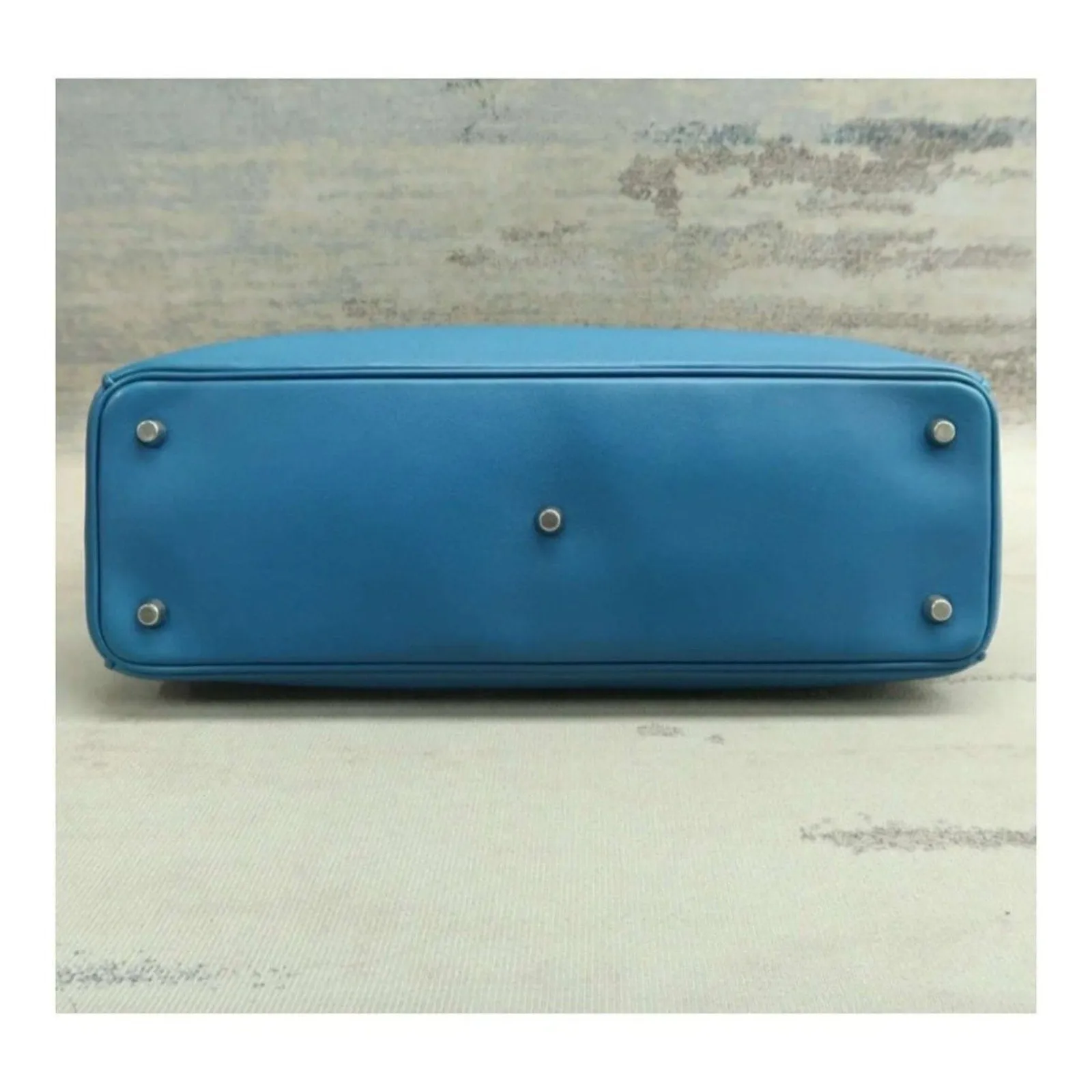 Dior VIP Blue Leather Satchel Bag