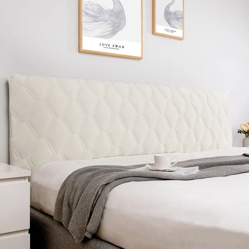 DIY Super Soft Smooth Solid Quilted Headboard Cover