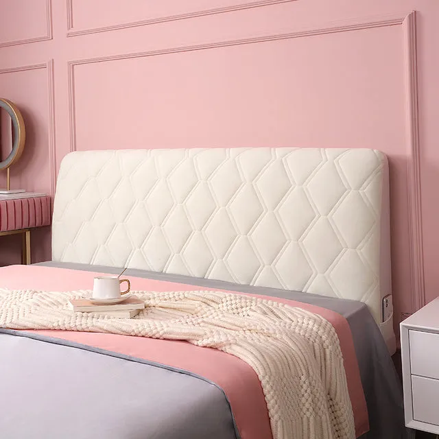 DIY Super Soft Smooth Solid Quilted Headboard Cover