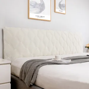 DIY Super Soft Smooth Solid Quilted Headboard Cover