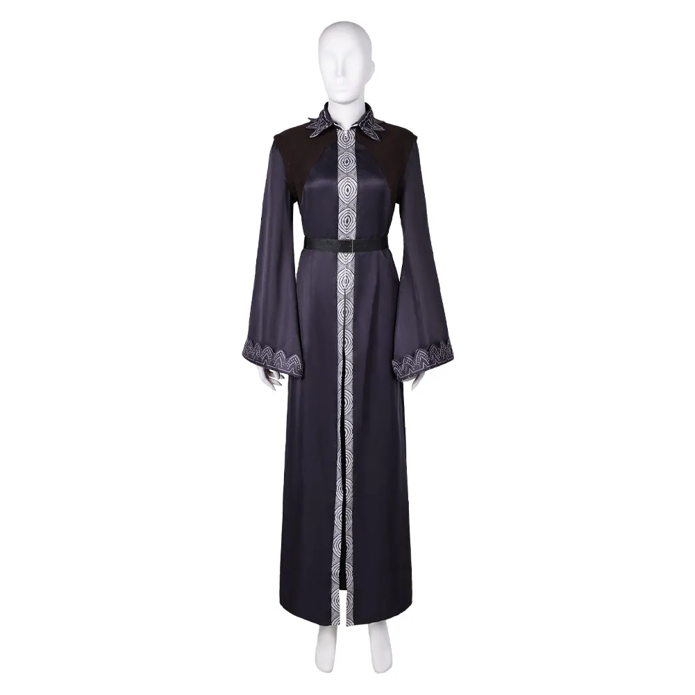 Dragon's Dogma 2 Black Robe Cosplay Costume Outfits Halloween Carnival Suit