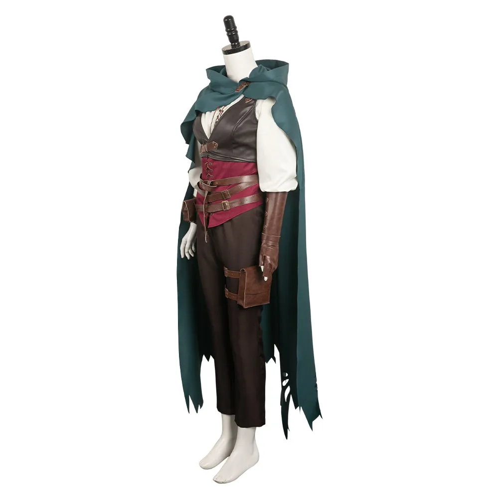 Dragon's Dogma 2 Ulrika Game Character Costume Outfits Halloween Carnival Suit