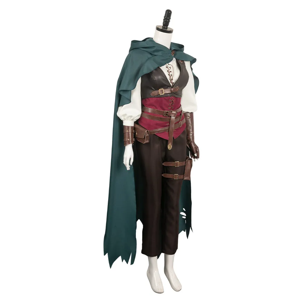 Dragon's Dogma 2 Ulrika Game Character Costume Outfits Halloween Carnival Suit