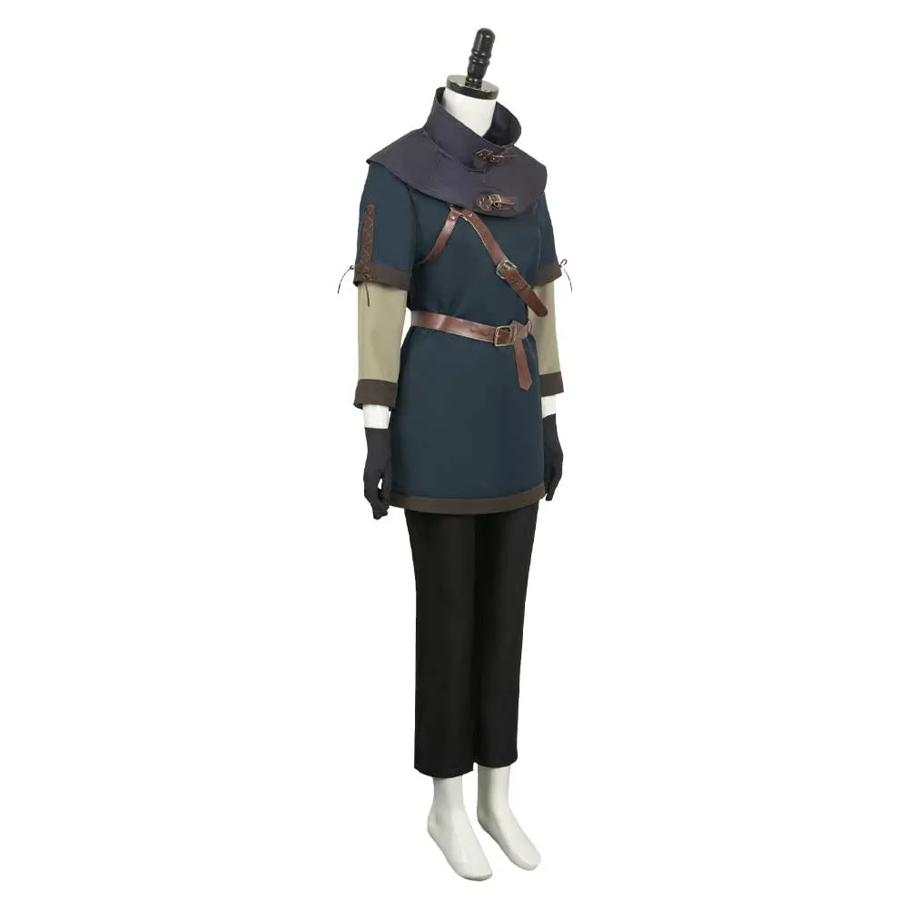 Dragon's Dogma Game Archer Female Black Suit Cosplay Costume Outfits Halloween Carnival Suit