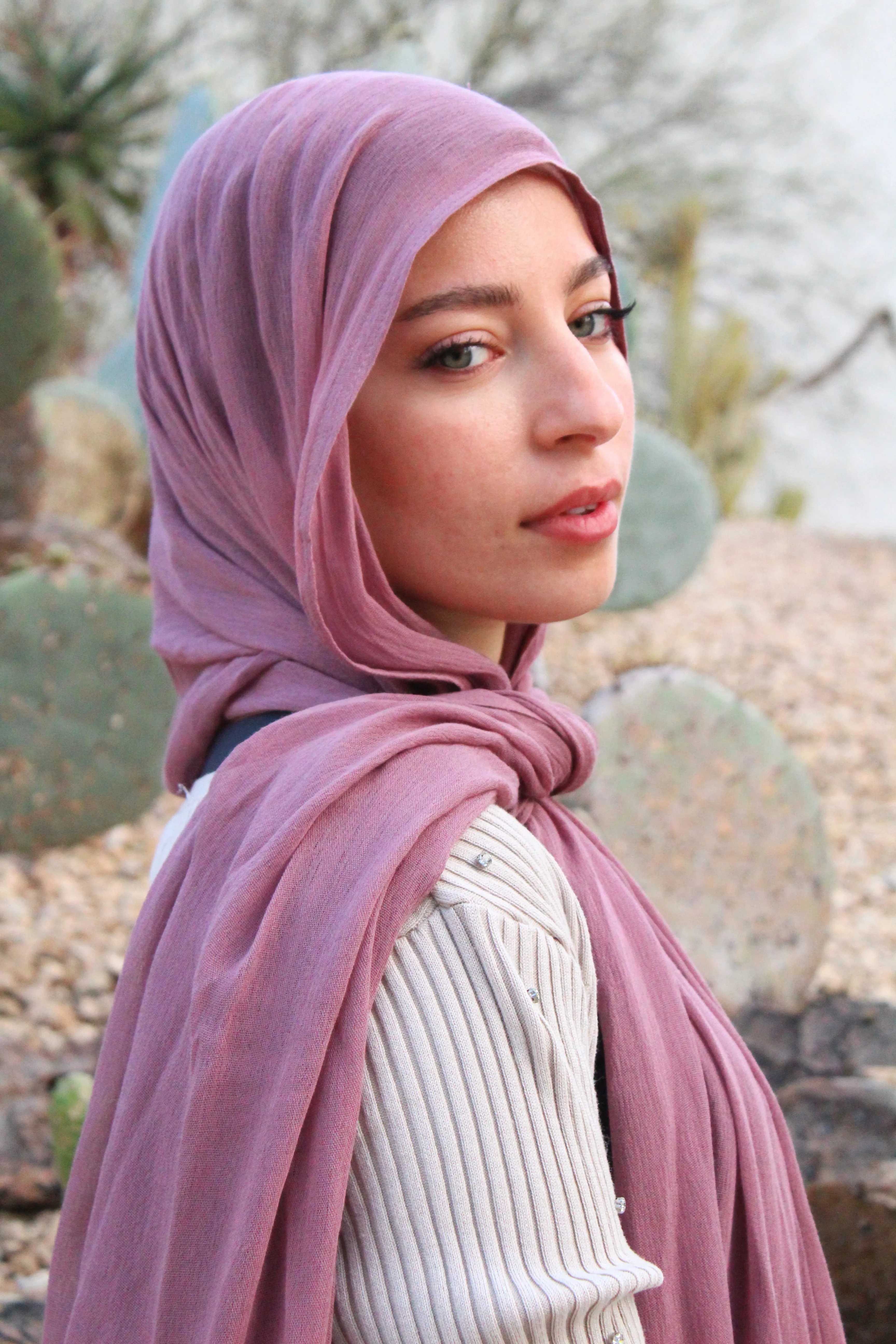 Dusk Mauve Scarf