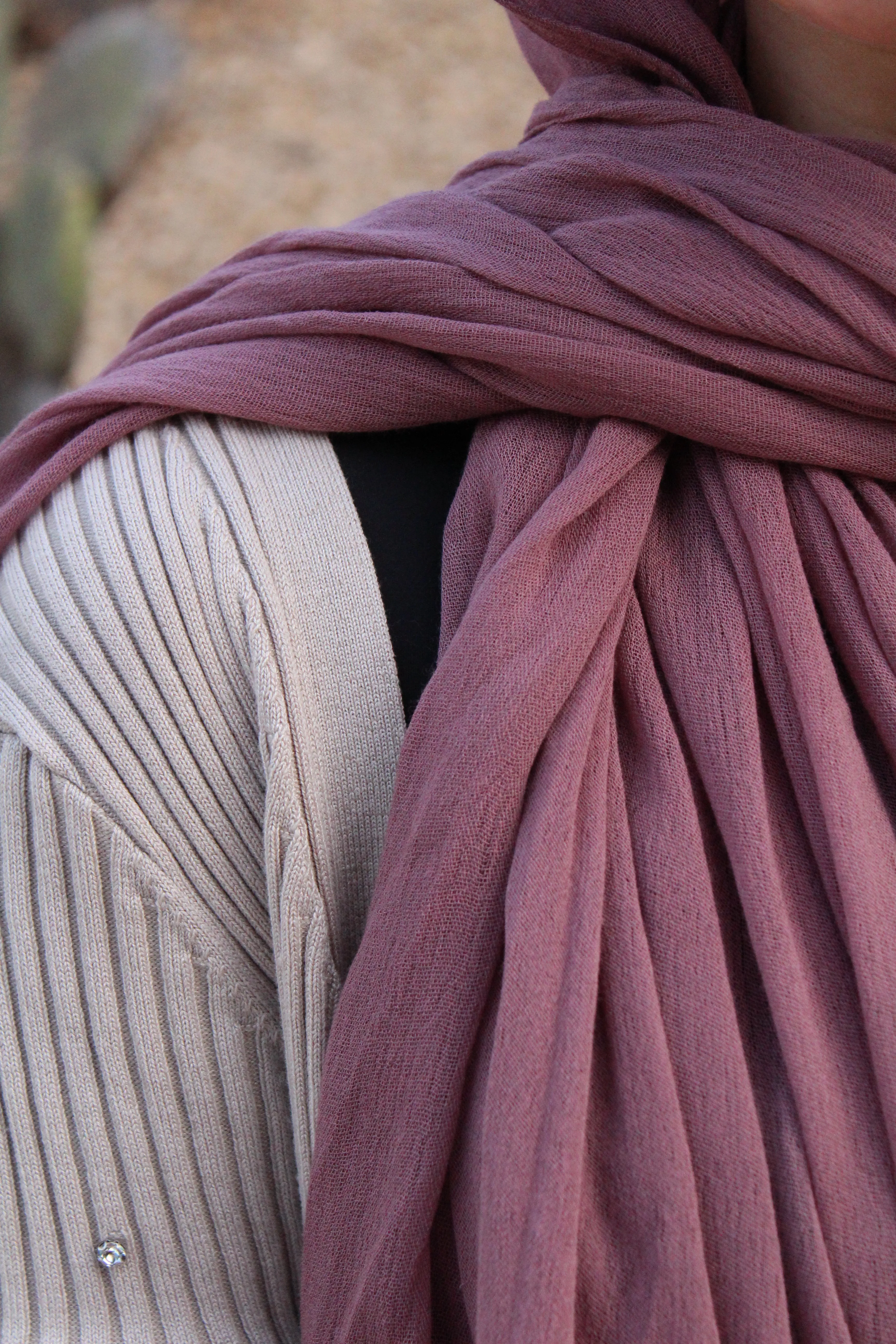 Dusk Mauve Scarf