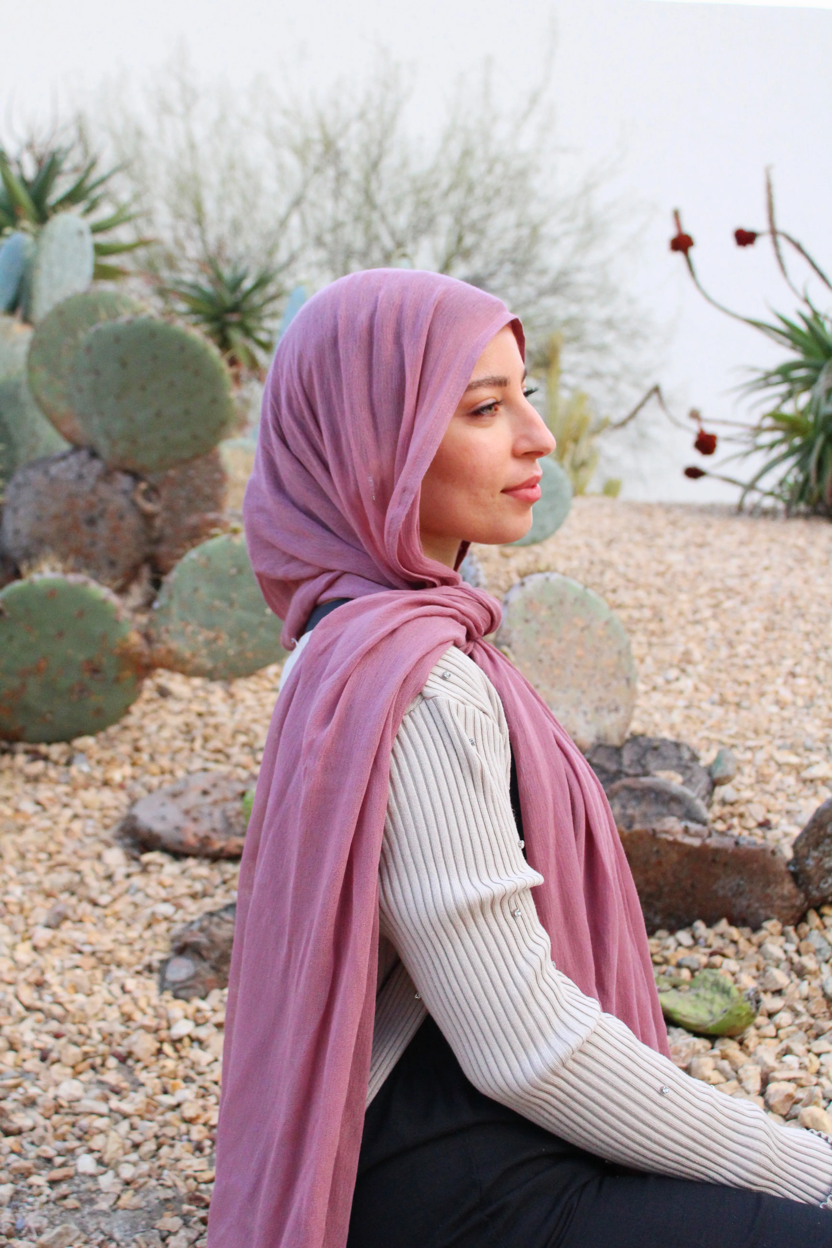 Dusk Mauve Scarf