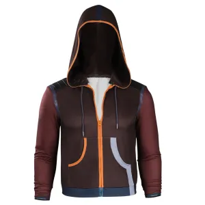 Dying Light 2:Stay Human  Aiden Caldwell Hoodie Jacket Coat Cosplay Costume Halloween Carnival Suit