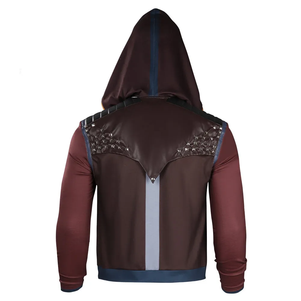 Dying Light 2:Stay Human  Aiden Caldwell Hoodie Jacket Coat Cosplay Costume Halloween Carnival Suit