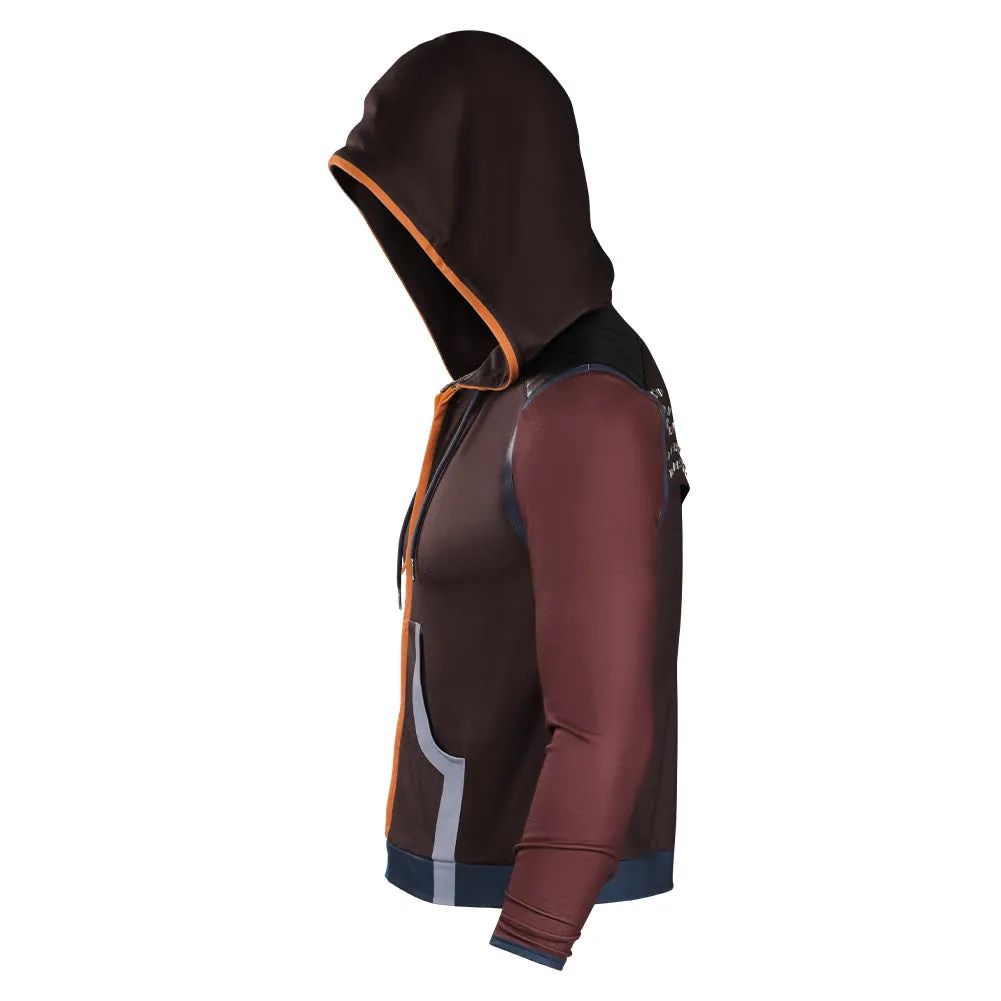 Dying Light 2:Stay Human  Aiden Caldwell Hoodie Jacket Coat Cosplay Costume Halloween Carnival Suit