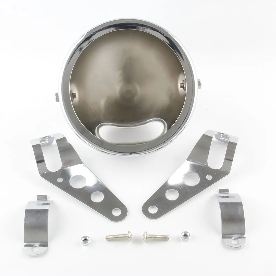 Eagle Lights 5 3/4" Meteor Headlight Bucket Housing for Motorcycles with 32MM to 40MM Fork Tubes