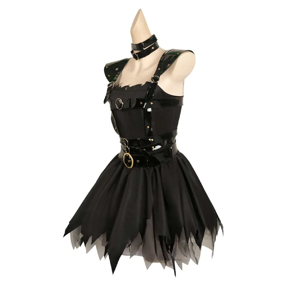 Edward Scissorhands Horror Bishoujo Edward Scissorhands HORROR Movie Cosplay Costume Outfits Halloween Carnival Suit