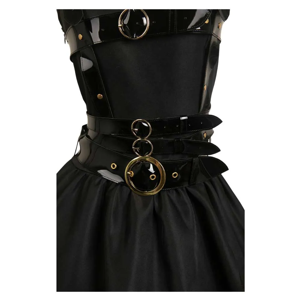 Edward Scissorhands Horror Bishoujo Edward Scissorhands HORROR Movie Cosplay Costume Outfits Halloween Carnival Suit
