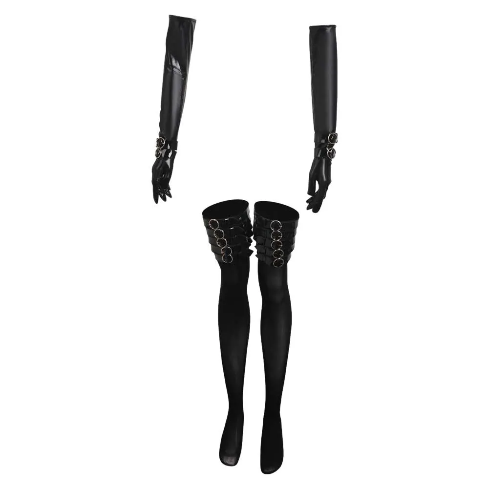 Edward Scissorhands Horror Bishoujo Edward Scissorhands HORROR Movie Cosplay Costume Outfits Halloween Carnival Suit
