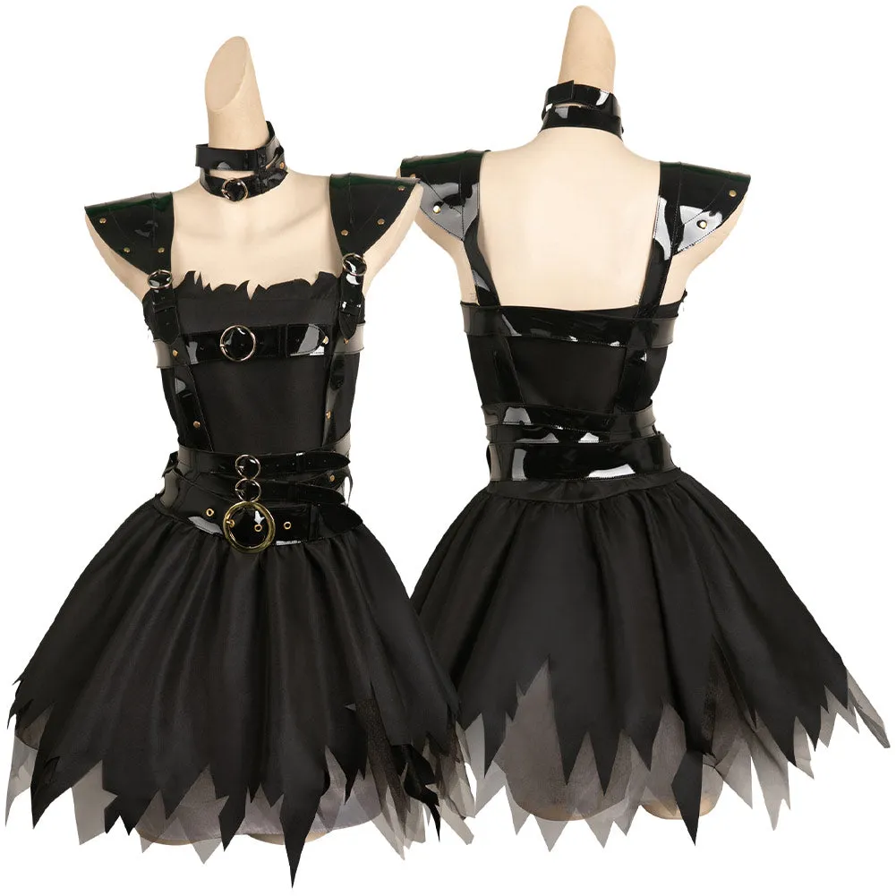 Edward Scissorhands Horror Bishoujo Edward Scissorhands HORROR Movie Cosplay Costume Outfits Halloween Carnival Suit