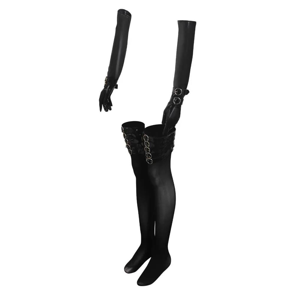 Edward Scissorhands Horror Bishoujo Edward Scissorhands HORROR Movie Cosplay Costume Outfits Halloween Carnival Suit