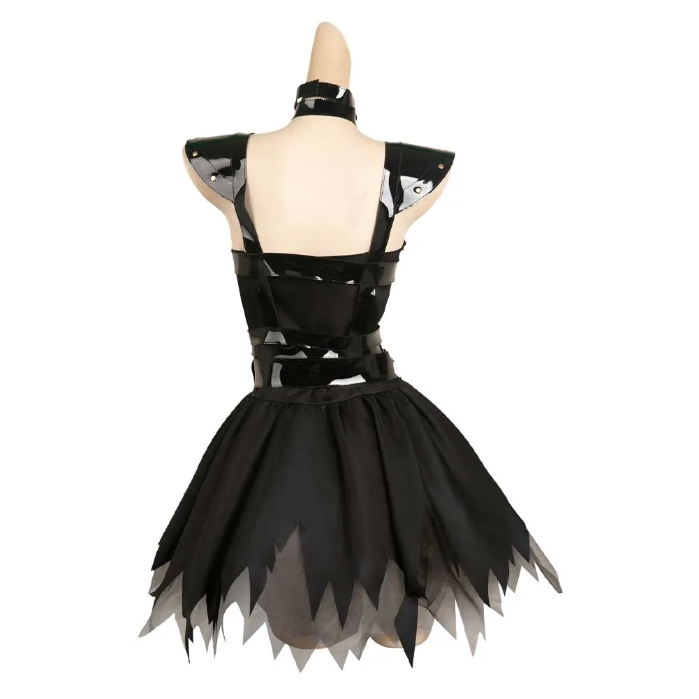 Edward Scissorhands Horror Bishoujo Edward Scissorhands HORROR Movie Cosplay Costume Outfits Halloween Carnival Suit