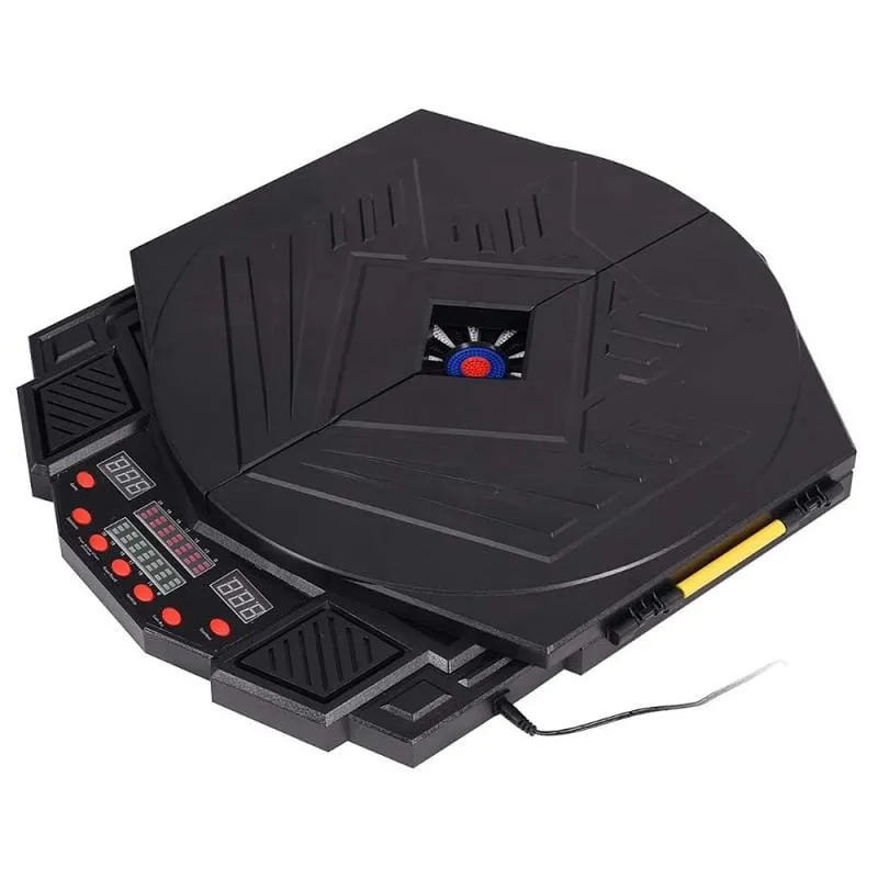 Exclusive Compact Electronic Game Room Dart Board Cabinet Set