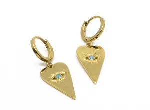 Eye Heart Gold (Turquoise)