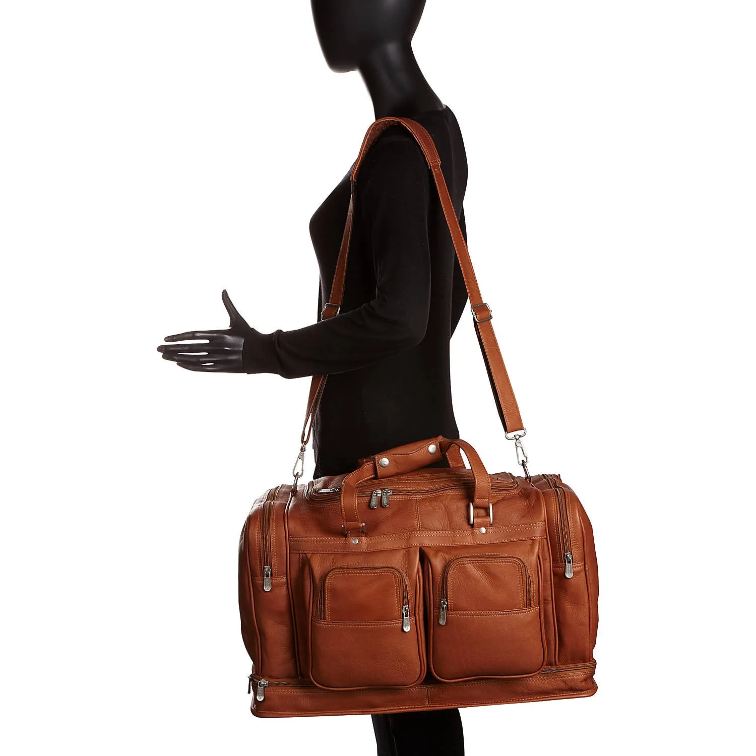 FALSE BOTTOM DUFFEL BAG