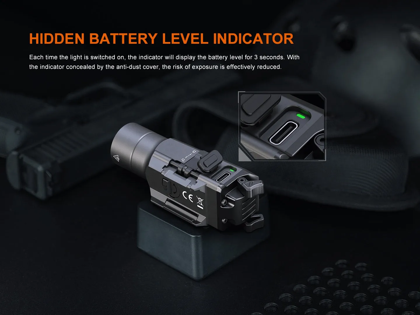 FENIX GL19R V2.0 RECHARGEABLE TAC LIGHT