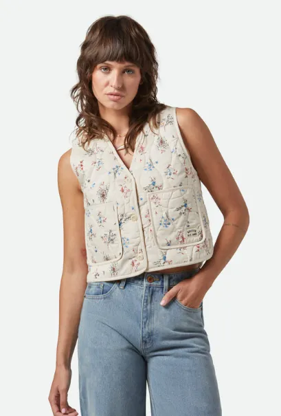 Field Floral Quilted Vest